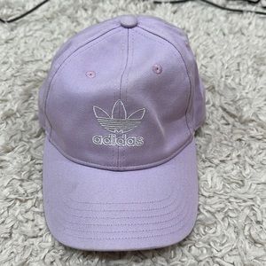 purple adidas cap